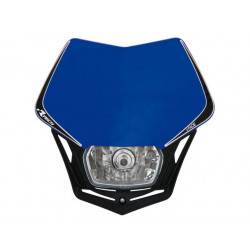 RACETECH - MASCHERINA PORTAFARO V-FACE FULL LED BLU/NERO