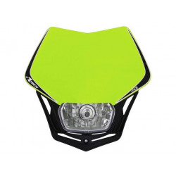 RACETECH - MASCHERINA PORTAFARO V-FACE FULL LED GIALLO FLUO/NERO