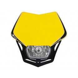 RACETECH - MASCHERINA PORTAFARO V-FACE FULL LED GIALLO/NERO