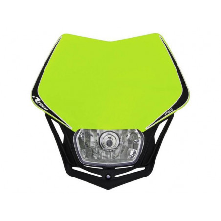 RACETECH - MASCHERINA PORTAFARO V-FACE GIALLO FLUO/NERO
