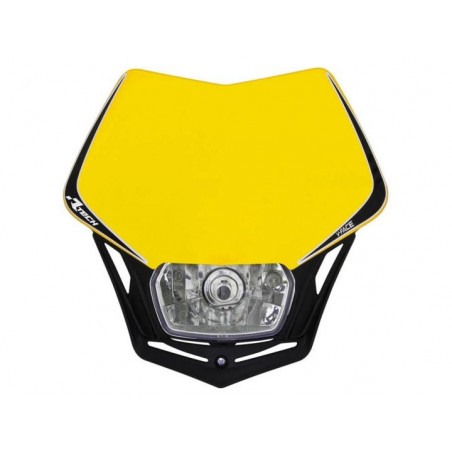 RACETECH - MASCHERINA PORTAFARO V-FACE GIALLO/NERO