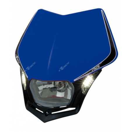 RACETECH - MASCHERINA PORTAFARO V-FACE LED BLU/NERO