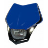 RACETECH - MASCHERINA PORTAFARO V-FACE LED BLU/NERO