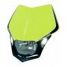 RACETECH - MASCHERINA PORTAFARO V-FACE LED GIALLO FLUO/NERO