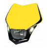 RACETECH - MASCHERINA PORTAFARO V-FACE LED GIALLO/NERO