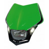 RACETECH - MASCHERINA PORTAFARO V-FACE LED VERDE/NERO