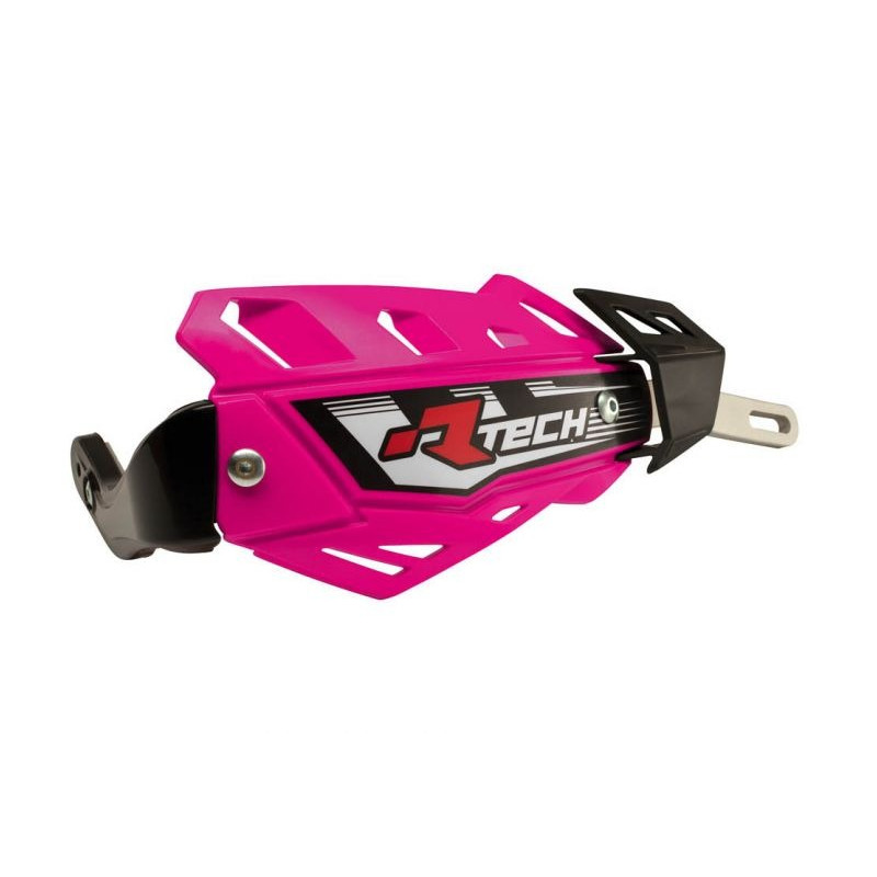 RACETECH - PARAMANI CHIUSI FLX ALU - ROSA FLUO RACETECH - PARAMANI CHIUSI FLX ALU - ROSA FLUO