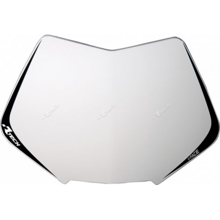 RACETECH - RICAMBIO TABELLA PORTANUMERO MASCHERINA V-FACE BIANCO