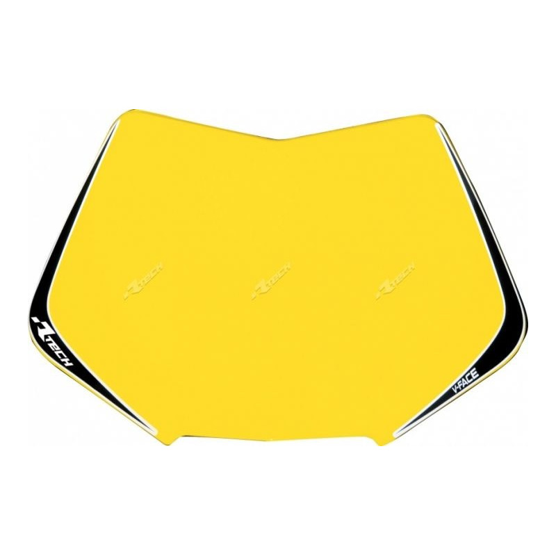 RACETECH - RICAMBIO TABELLA PORTANUMERO MASCHERINA V-FACE GIALLO