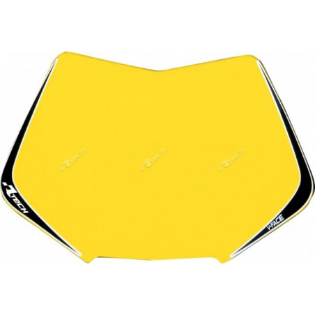 RACETECH - RICAMBIO TABELLA PORTANUMERO MASCHERINA V-FACE GIALLO