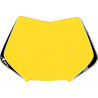 RACETECH - RICAMBIO TABELLA PORTANUMERO MASCHERINA V-FACE GIALLO