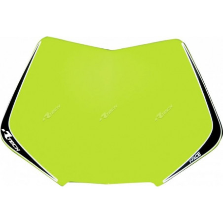 RACETECH - RICAMBIO TABELLA PORTANUMERO MASCHERINA V-FACE GIALLO FLUO