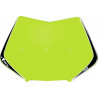 RACETECH - RICAMBIO TABELLA PORTANUMERO MASCHERINA V-FACE GIALLO FLUO