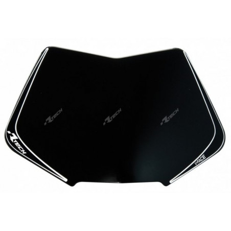 RACETECH - RICAMBIO TABELLA PORTANUMERO MASCHERINA V-FACE - NERO