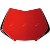 RACETECH - RICAMBIO TABELLA PORTANUMERO MASCHERINA V-FACE - ROSSO