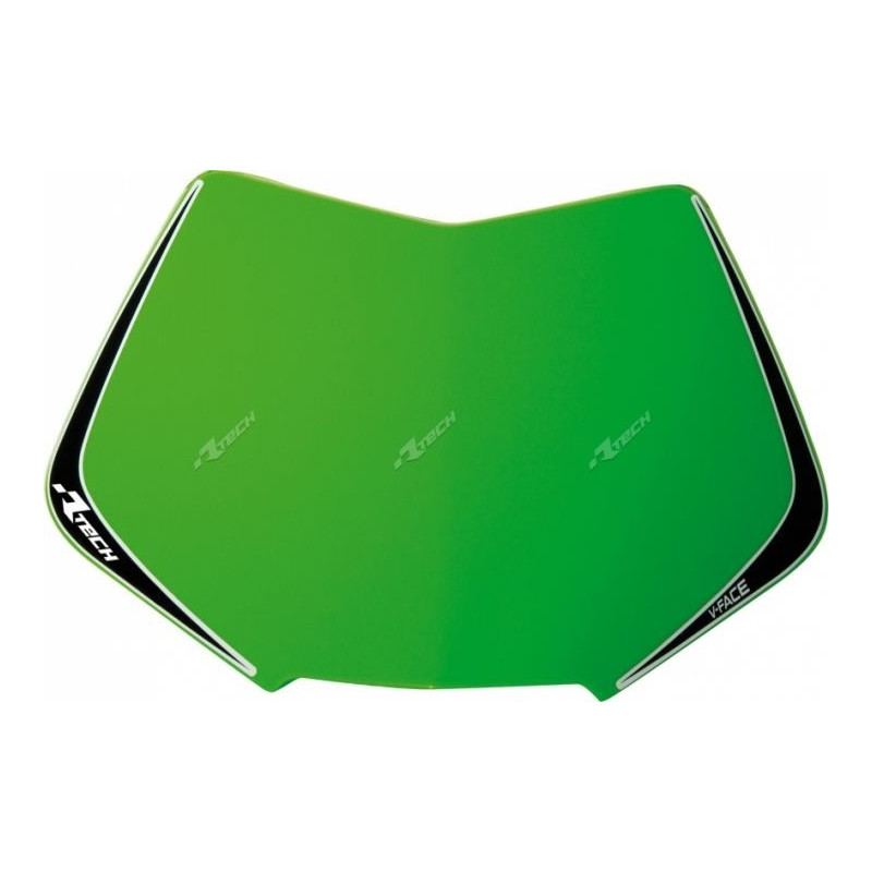RACETECH - RICAMBIO TABELLA PORTANUMERO MASCHERINA V-FACE VERDE