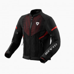 REV'IT - GIACCA MOTO ESTIVA HYPERSPEED 2 GT AIR - NERO/ROSSO FLUO