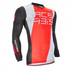 ACERBIS - MAGLIA MOTOCROSS MX J-TRACK ROSSO/BIANCO/NERO