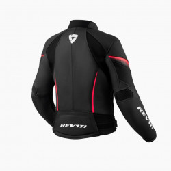 REV'IT - GIACCA MOTO IN PELLE DONNA XENA 4 - NERO/ROSA