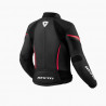 REV'IT - GIACCA MOTO IN PELLE DONNA XENA 4 - NERO/ROSA