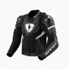 REV'IT - GIACCA MOTO IN PELLE HYPERSPEED 2 PRO - NERO/BIANCO
