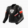 REV'IT - GIACCA MOTO IN PELLE HYPERSPEED 2 PRO - NERO/ROSSO