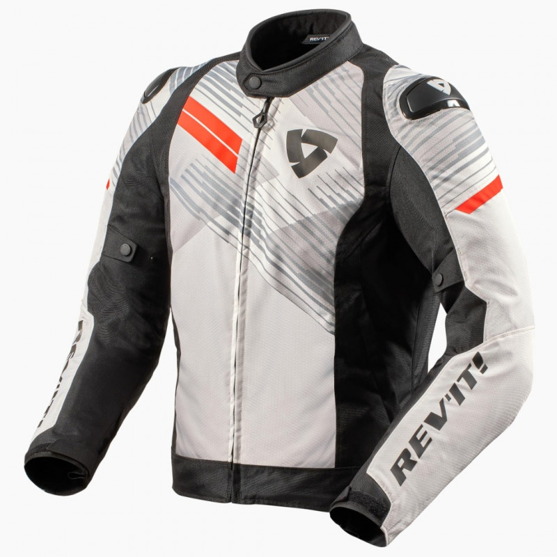 REV'IT - GIACCA MOTO IN TESSUTO APEX LT - BIANCO/ROSSO REV'IT - GIACCA MOTO IN TESSUTO APEX LT - BIANCO/ROSSO