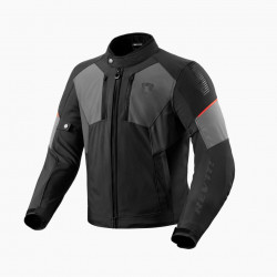 REV'IT - GIACCA MOTO IN TESSUTO CATALYST H20 - NERO/GRIGIO