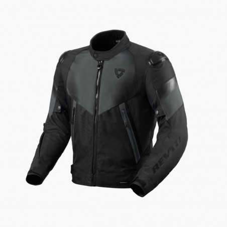 REV'IT - GIACCA MOTO IN TESSUTO CONTROL H2O - NERO/GRIGIO