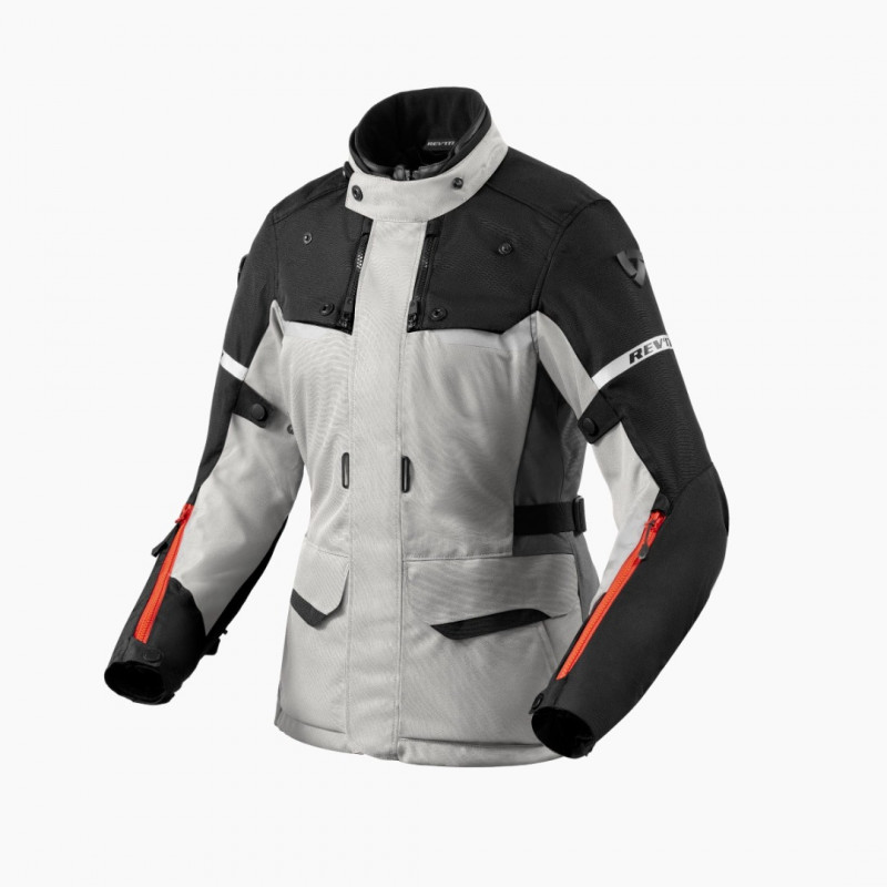 REV'IT - GIACCA MOTO TOURING DONNA OUTBACK 4 H20 - NERO/GRIGIO/ROSSO REV'IT - GIACCA MOTO TOURING DONNA OUTBACK 4 H20 - NERO/GRIGIO/ROSSO