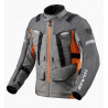 REV'IT - GIACCA MOTO TOURING SAND 4 H2O - GRIGIO/ARANCIONE