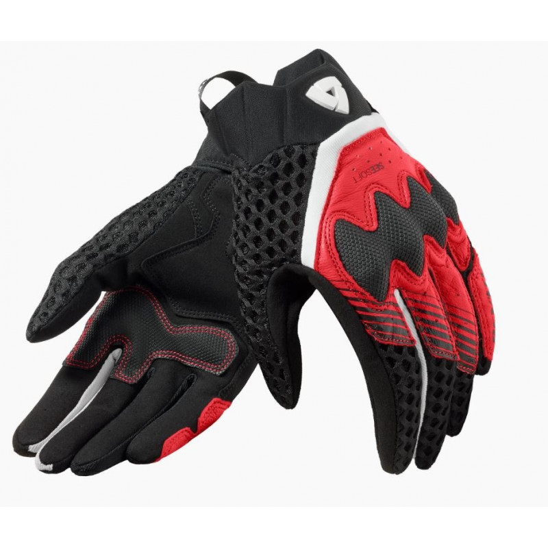 REV'IT - GUANTI MOTO ESTIVI DONNA VELOZ - NERO/ROSSO REV'IT - GUANTI MOTO ESTIVI DONNA VELOZ - NERO/ROSSO