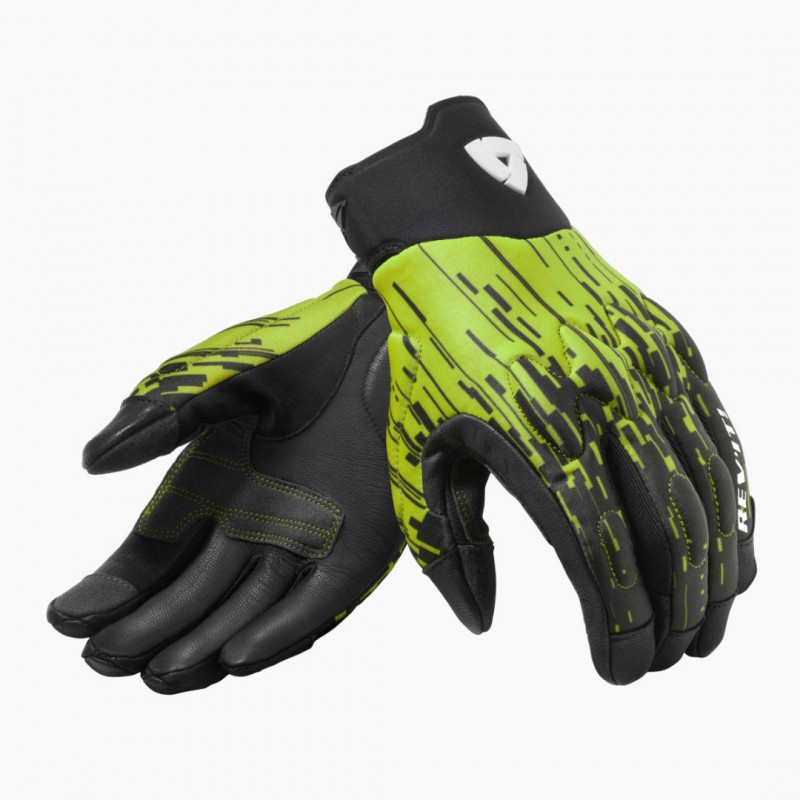 REV'IT - GUANTI MOTO ESTIVI SPECTRUM - NERO/GIALLO FLUO