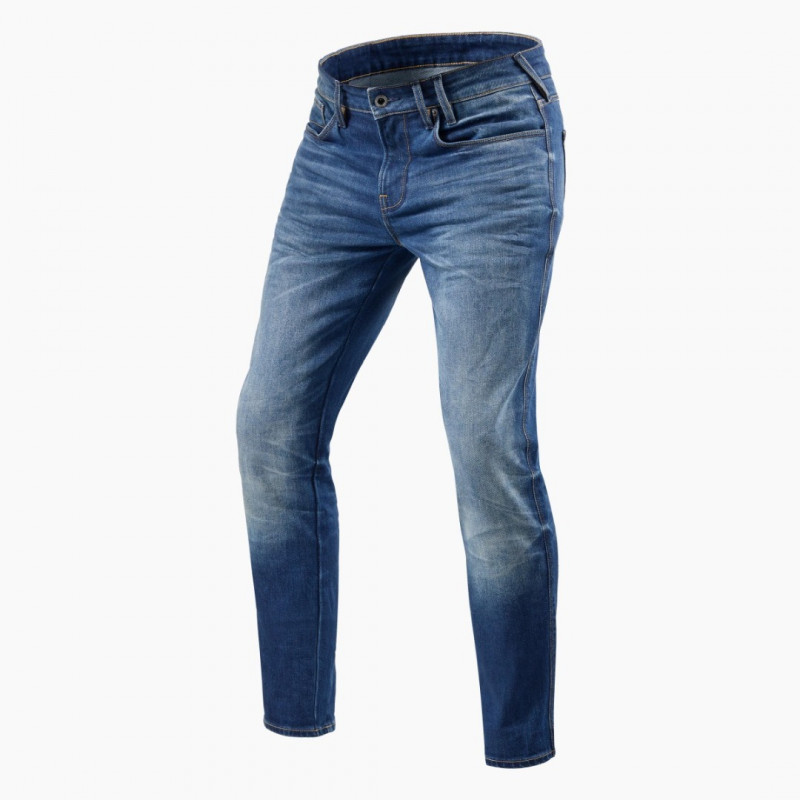 REV'IT - JEANS TECNICO MOTO CARLIN SK - BLU