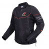RUKKA - GIACCA MOTO ESTIVA DONNA AIRGOBINA NERO/ROSSO