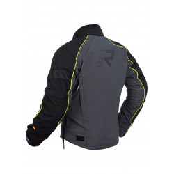 RUKKA - GIACCA MOTO TOURING COMFO-R GORE-TEX NERO/GRIGIO/GIALLO FLUO
