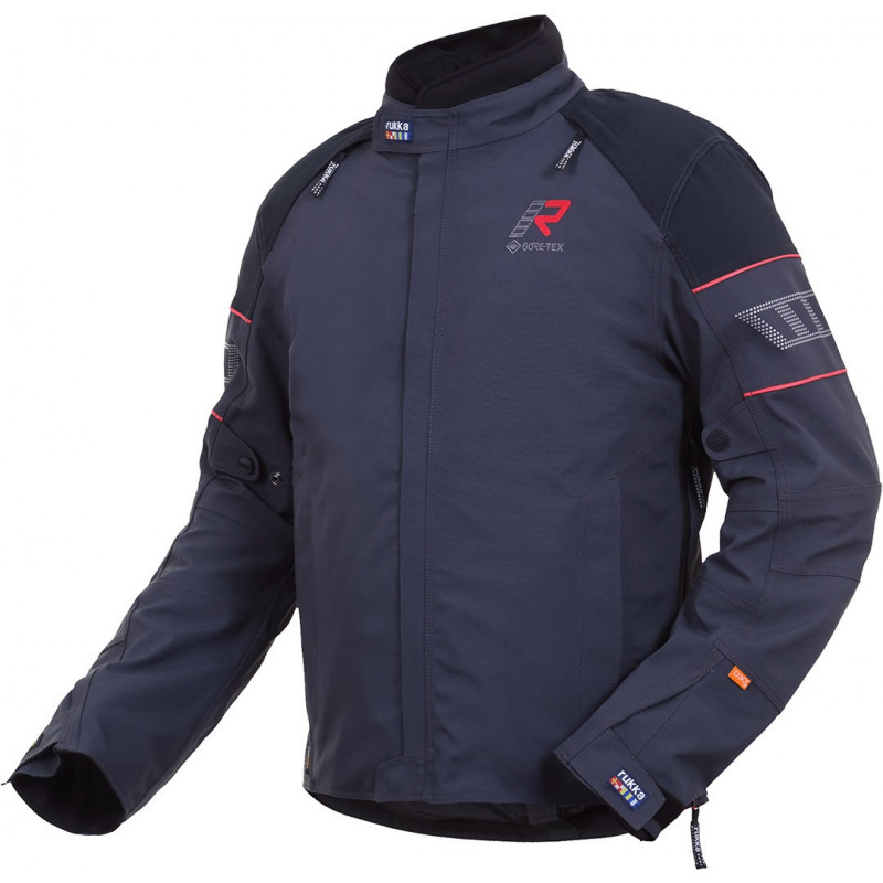 RUKKA - GIACCA MOTO TOURING R-EX GORE-TEX GRIGIO/ROSSO RUKKA - GIACCA MOTO TOURING R-EX GORE-TEX GRIGIO/ROSSO