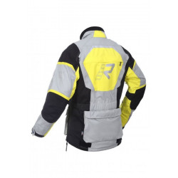 RUKKA - GIACCA MOTO TOURING RIMO-R GORE-TEX GRIGIO/NERO/GIALLO FLUO