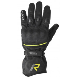 RUKKA - GUANTI MOTO ESTIVI VIRIUM 2.0 GORE-TEX NERO/GIALLO FLUO