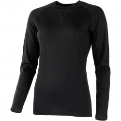 RUKKA - MAGLIA INTIMA DA DONNA INVERNALE WOOL-R LADY SHIRT - NERO