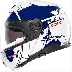SCHUBERTH - CASCO MOTO MODULARE C5 GLOBE BIANCO/BLU