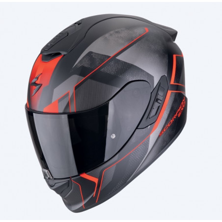 SCORPION EXO - CASCO MOTO INTEGRALE EXO-1400 EVO II AIR INTENSIO - NERO/ROSSO