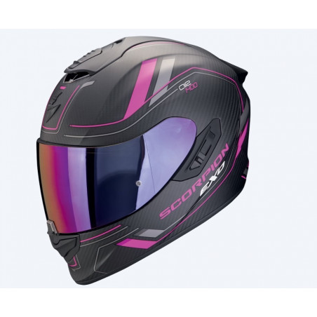 SCORPION EXO - CASCO MOTO INTEGRALE EXO-1400 EVO II CARBON AIR MIRAGE - CARBONIO/ROSA