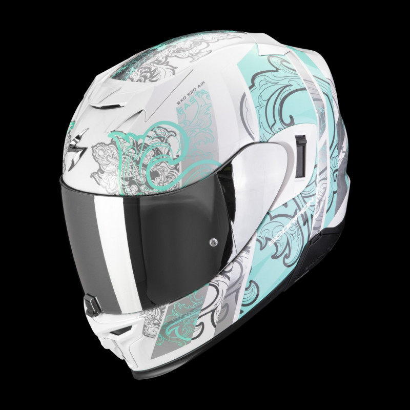 SCORPION EXO - CASCO MOTO INTEGRALE EXO-520 EVO AIR FASTA BIANCO/AZZURRO