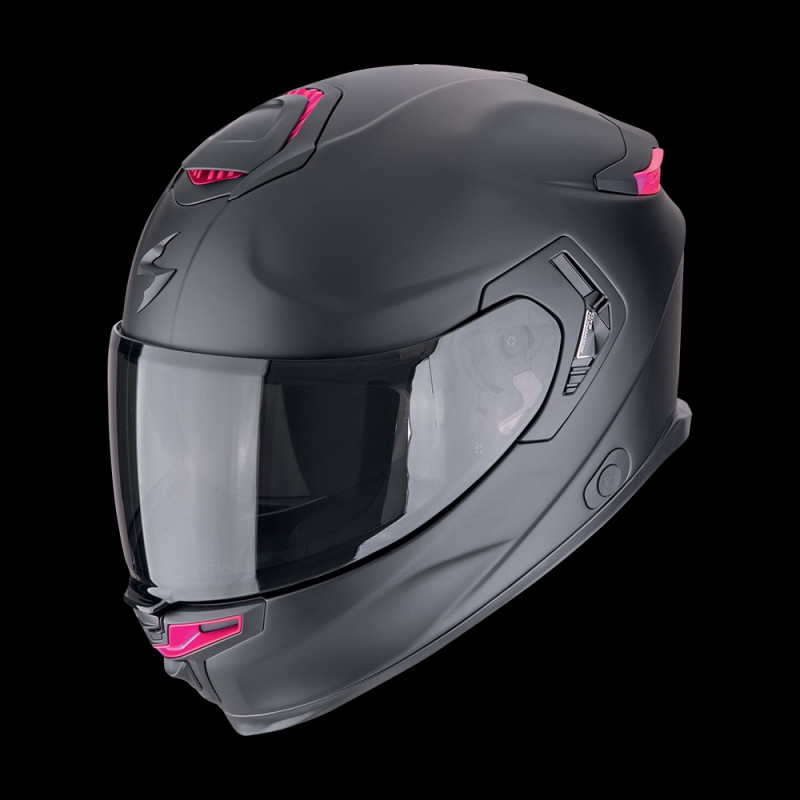 SCORPION EXO - CASCO MOTO INTEGRALE EXO-GT SP AIR - NERO OPACO/ROSA SCORPION EXO - CASCO MOTO INTEGRALE EXO-GT SP AIR - NERO OPACO/ROSA