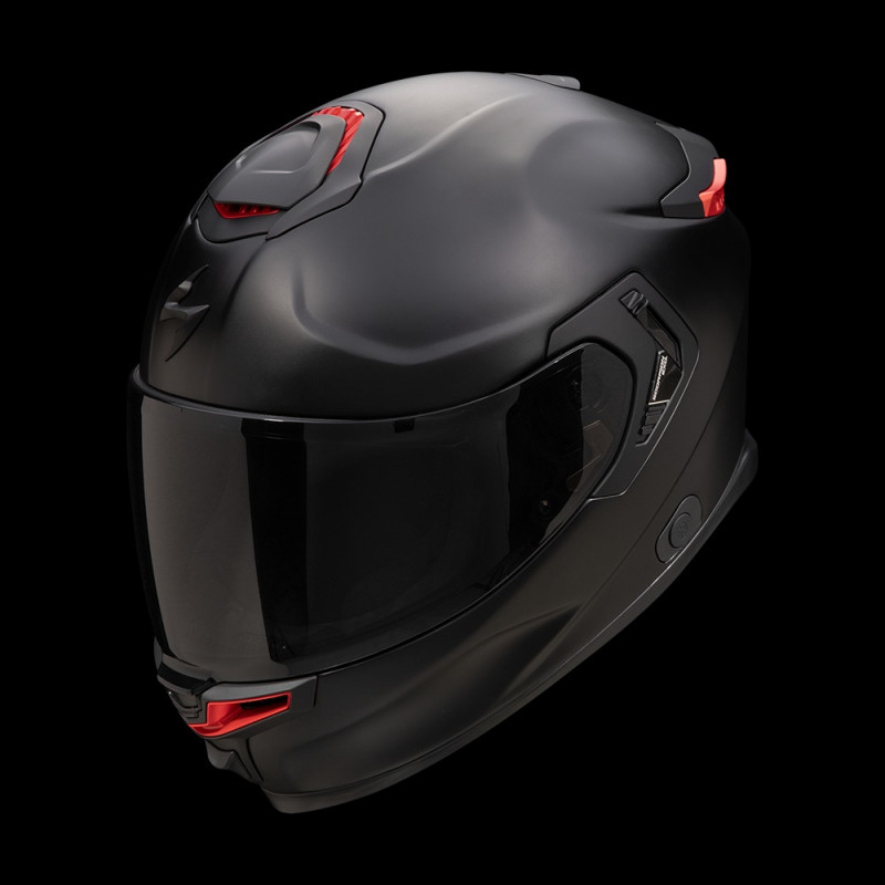 SCORPION EXO - CASCO MOTO INTEGRALE EXO-GT SP AIR - NERO OPACO/ROSSO SCORPION EXO - CASCO MOTO INTEGRALE EXO-GT SP AIR - NERO OPACO/ROSSO