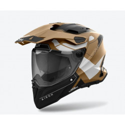 AIROH - CASCO MOTO ADVENTURE COMMANDER 2 REVEAL SABBIA/NERO