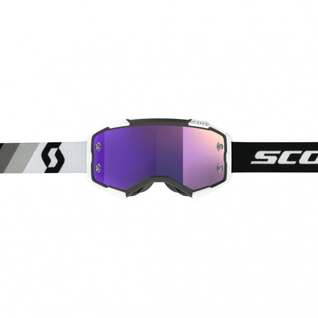 SCOTT - MASCHERA FURY LENTE VIOLA - BIANCO