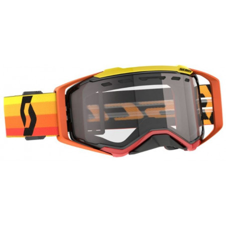 SCOTT - MASCHERINA ENDURO PROSPECT LENTE TRASPARENTE - ARANCIONE/GIALLO