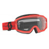 SCOTT - MASCHERINA MOTOCROSS SPLIT OTG LENTE TRASPARENTE - ROSSO